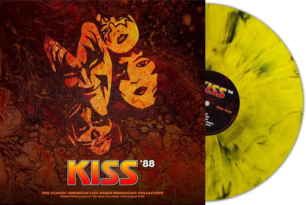 Виниловая пластинка KISS - Live At The Ritz, New York 1988 (Yellow Marbled)