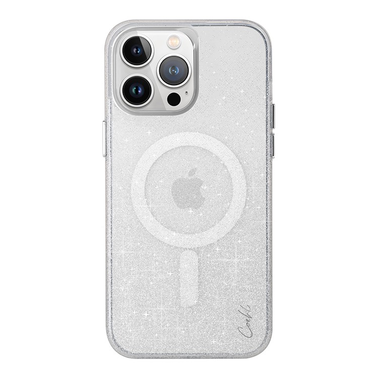 Чехол Uniq для iPhone 15 Pro COEHL Lumino Sparkling Silver (MagSafe)