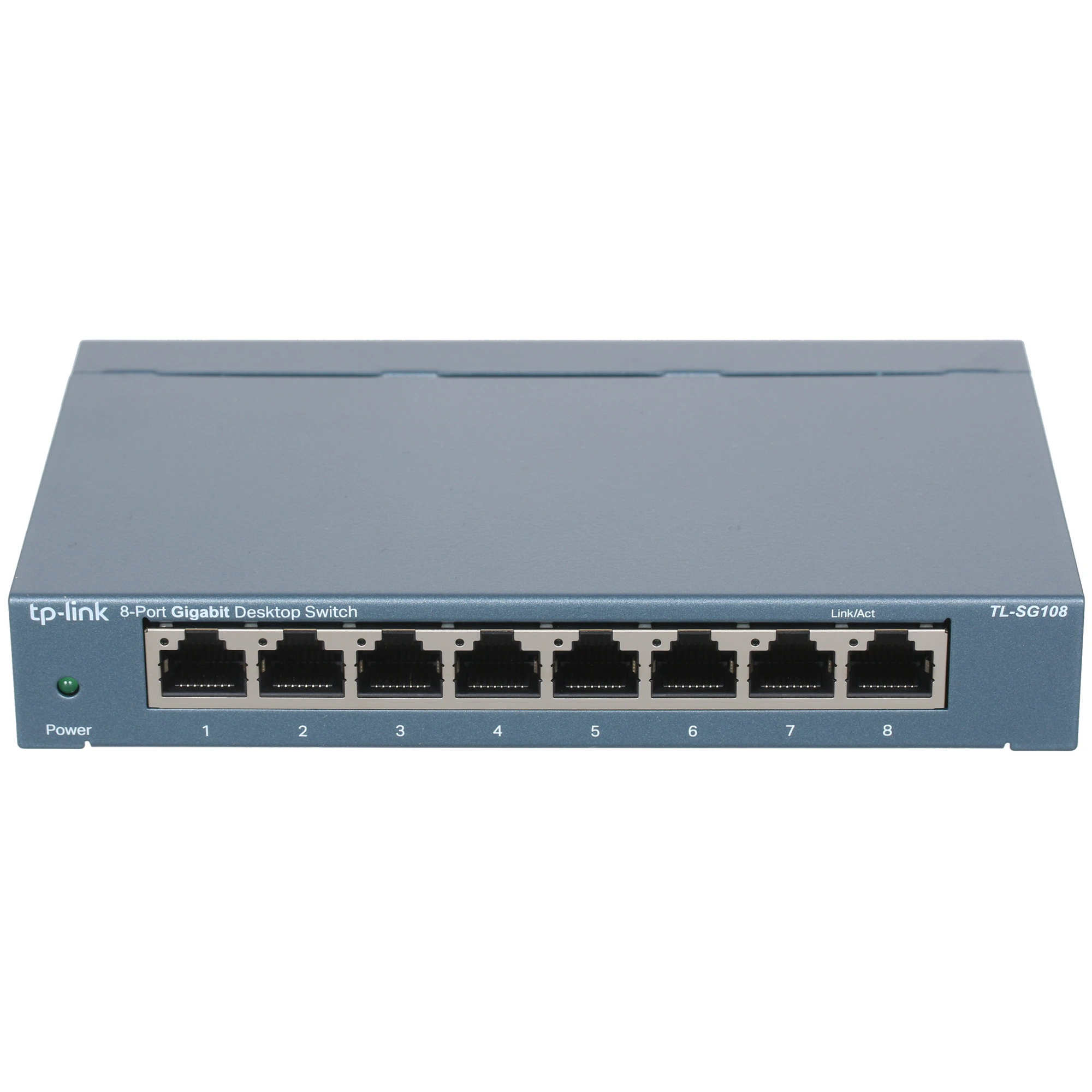 Коммутатор TP-Link TL-SG108, 8 портов, 10/100/1000 Мбит/с, неуправляемый
