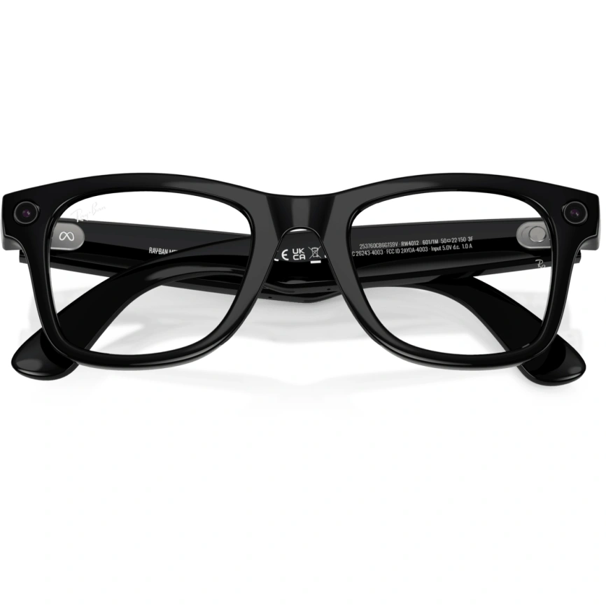 Умные очки Ray-Ban Wayfarer (RW4012 Gen 2) Shiny Black/Transitions Graphite Green L