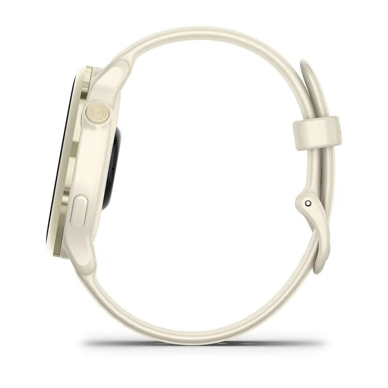 Смарт-часы Garmin Vivoactive 6 - 42 mm, Лунно-золотистый, силиконовый ремешок цвета слоновой кости