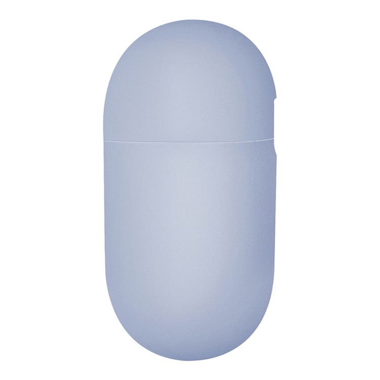 Чехол с карабином Uniq Lino Liquid Silicone для AirPods 3 Голубой