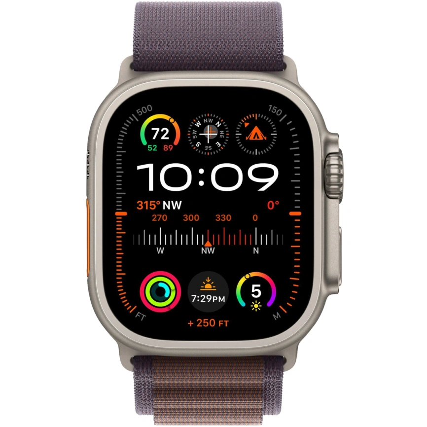 Смарт-часы Apple Watch Ultra 2 - 49 mm ремешок Alpine Loop | Indigo, M