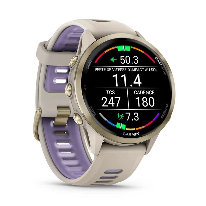 Часы Garmin Forerunner 970, Soft Gold Beige-Violet 010-02969-12