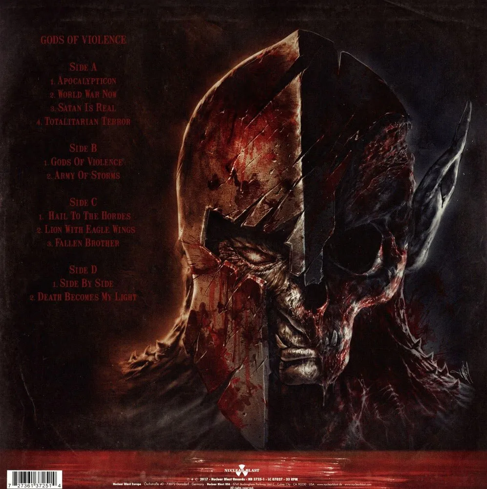 Виниловая пластинка KREATOR - Gods of Violence