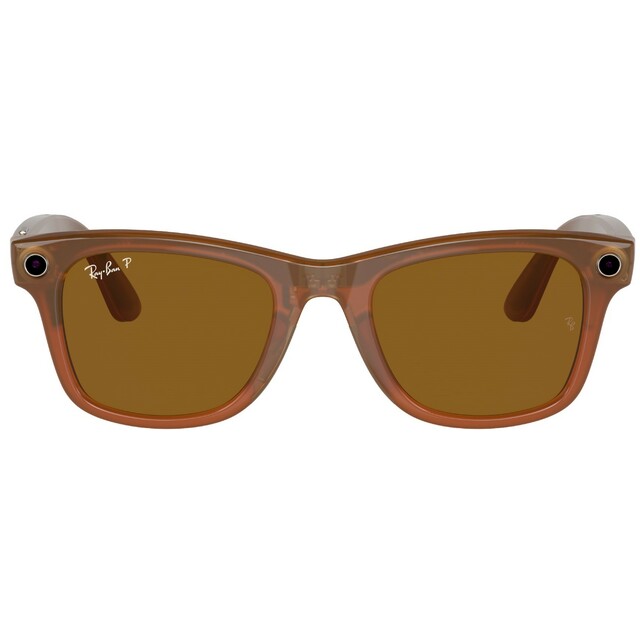 Умные очки Ray-Ban Meta Wayfever RW4008 S53,Shiny Caramel/Polar Brown 670683, размер M Умные очки Ray-Ban Meta Wayfever RW4008 S53,Shiny Caramel/Polar Brown 670683, размер M