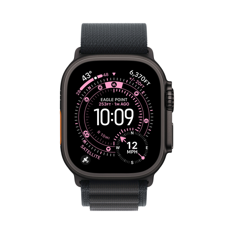 Смарт-часы Apple Watch Ultra 3, 49 мм, Black Titanium Alpine Loop Black M Смарт-часы Apple Watch Ultra 3, 49 мм, Black Titanium Alpine Loop Black M