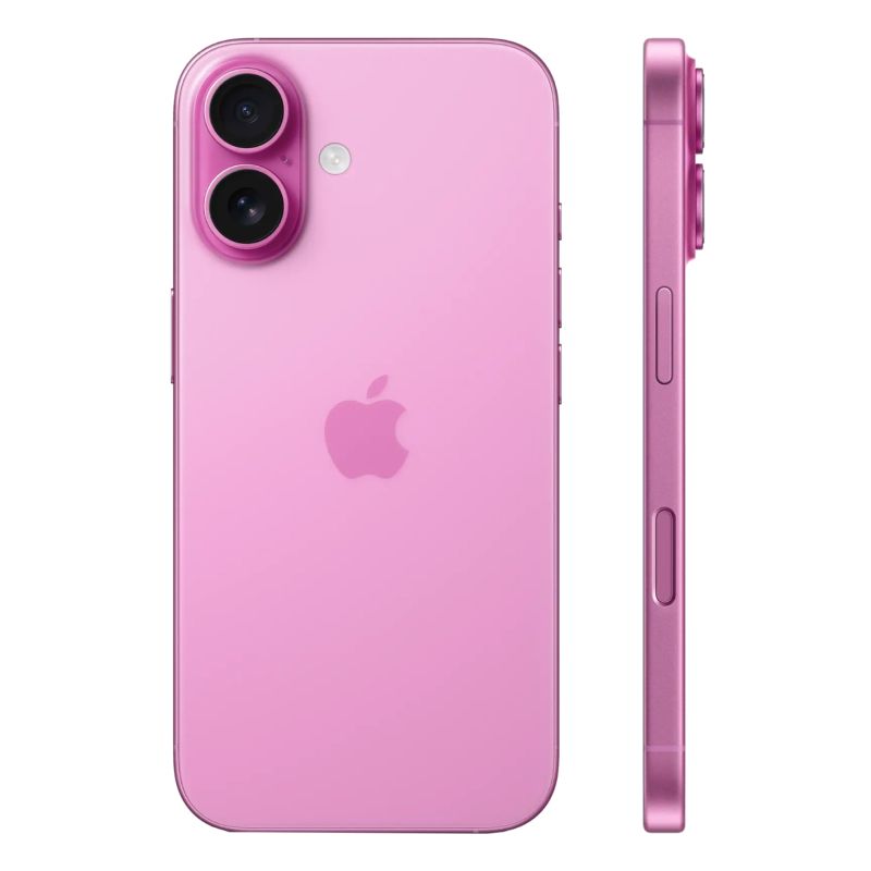 Смартфон Apple iPhone 16 DualSim 256 ГБ Розовый Смартфон Apple iPhone 16 DualSim 256 ГБ Розовый