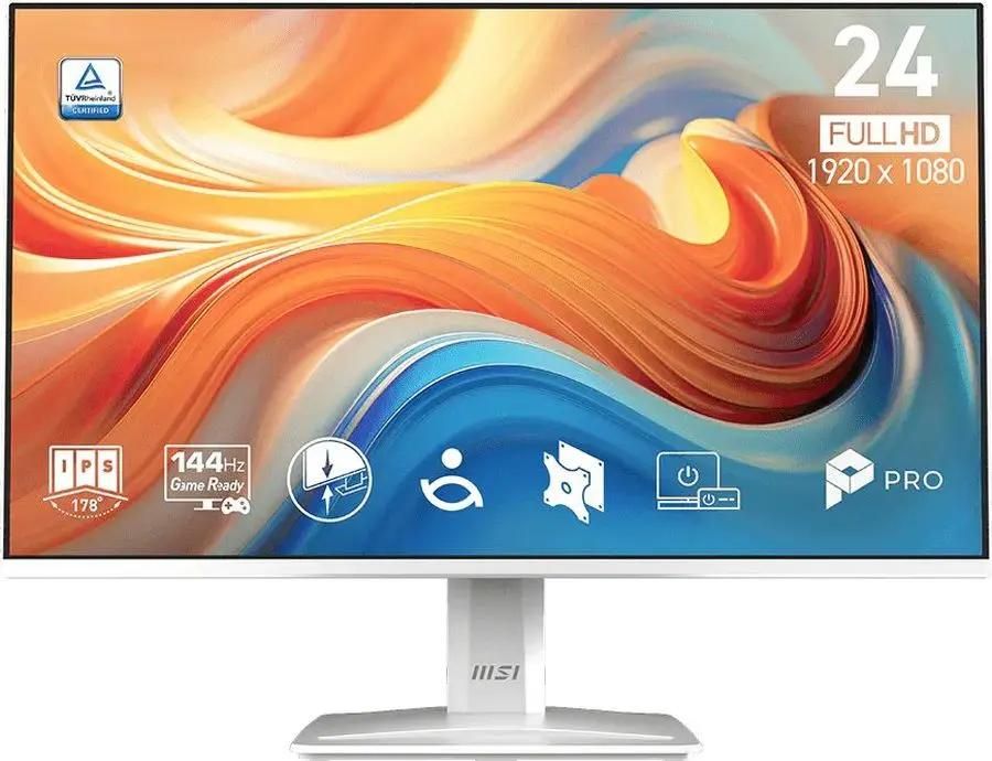 Монитор MSI PRO MP243W E14 23.8" 144 Гц IPS Белый