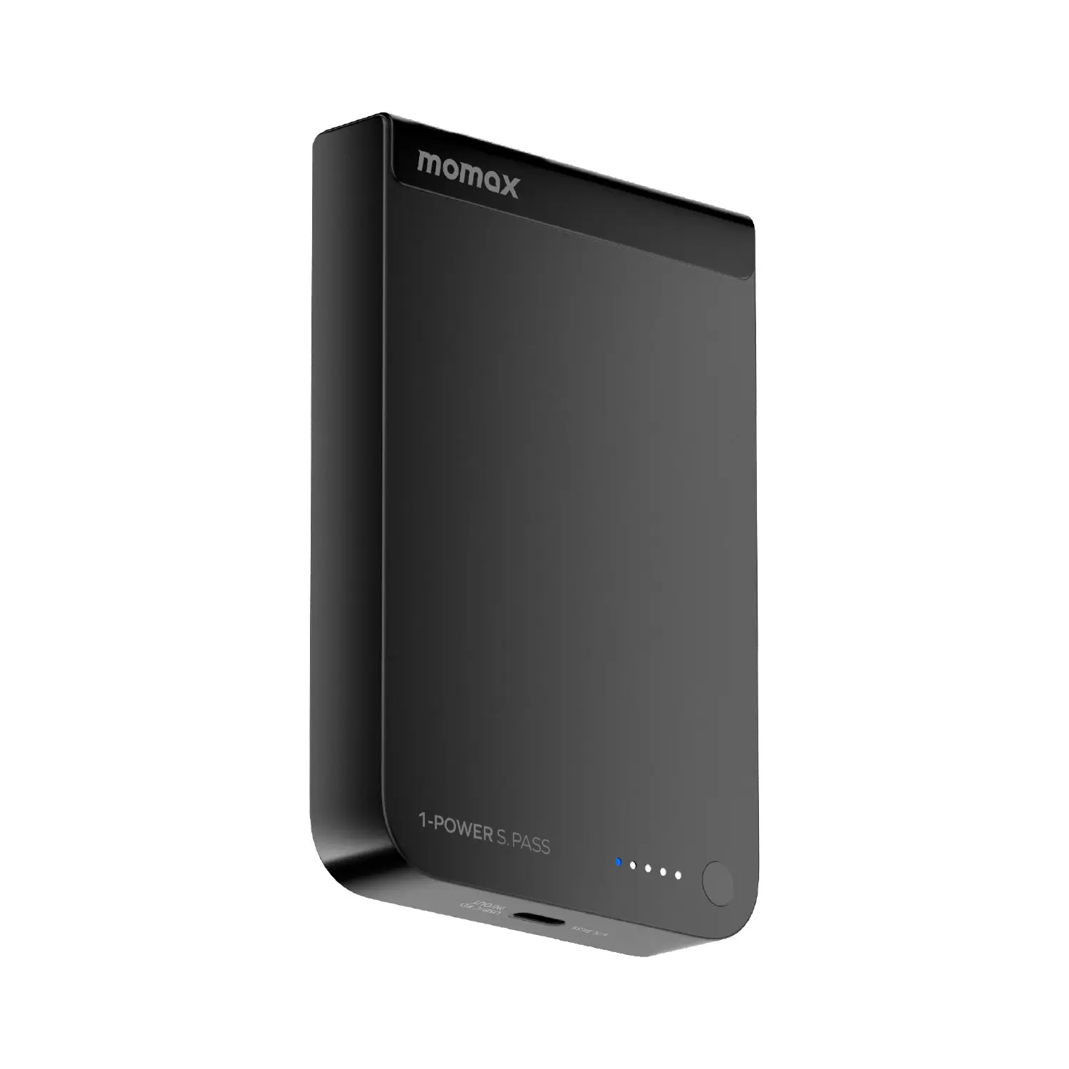 Внешний аккумулятор Momax 1-Power S.Pass 10000mAh, Черный