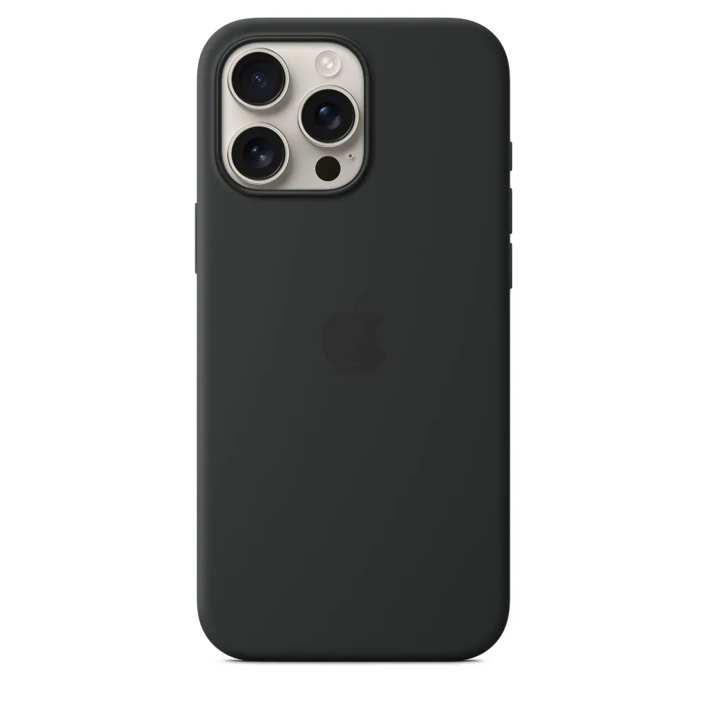 Чехол Apple для iPhone 16 Pro Max Silicone with MagSafe Black