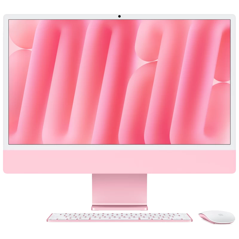 Моноблок Apple iMac 24" M4 (2024) Retina 4,5K 10C CPU/10С GPU, 24 GB RAM, 512 GB SSD, Pink