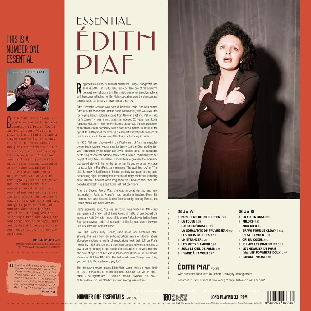 Виниловая пластинка PIAF EDITH - Essential