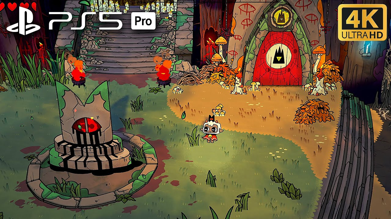 Игра Cult of the Lamb, русские субтитры (PS5)