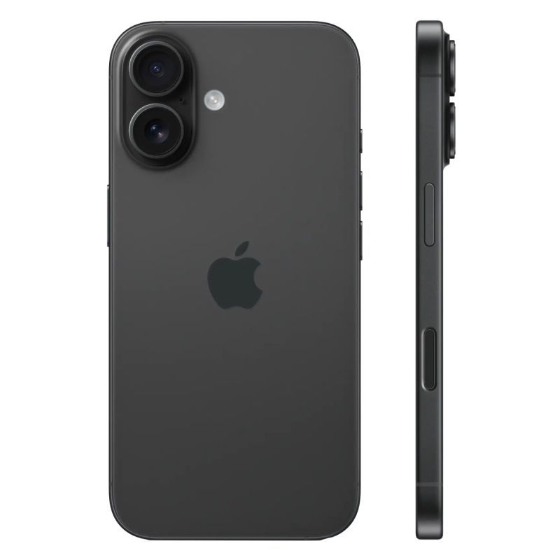 Смартфон Apple iPhone 16 DualSim 256 ГБ Черный Смартфон Apple iPhone 16 DualSim 256 ГБ Черный