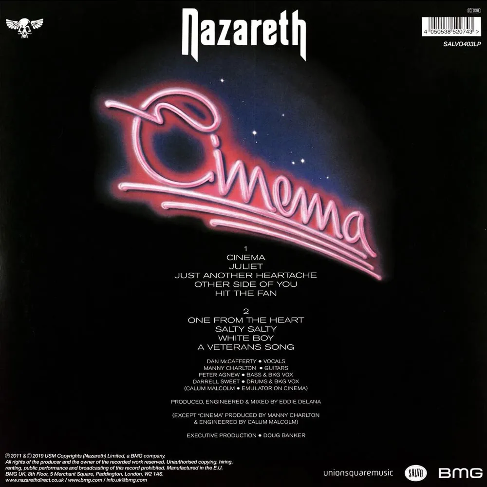 Виниловая пластинка NAZARETH - Cinema (White)