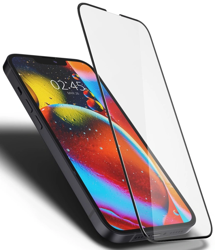 Защитное стекло Spigen iPhone 13/13 Pro Glass tR Slim FC (AGL03392)