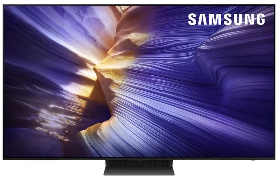 Телевизор Samsung QE65S90FAEXRU 65" черный графит
