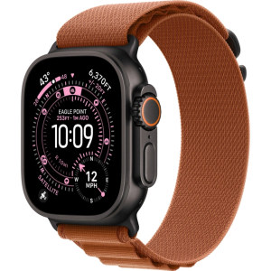Смарт-часы Apple Watch Ultra 3 - 49 mm Black Titanium case | ремешок Alpine Loop | Terra Cotta, M