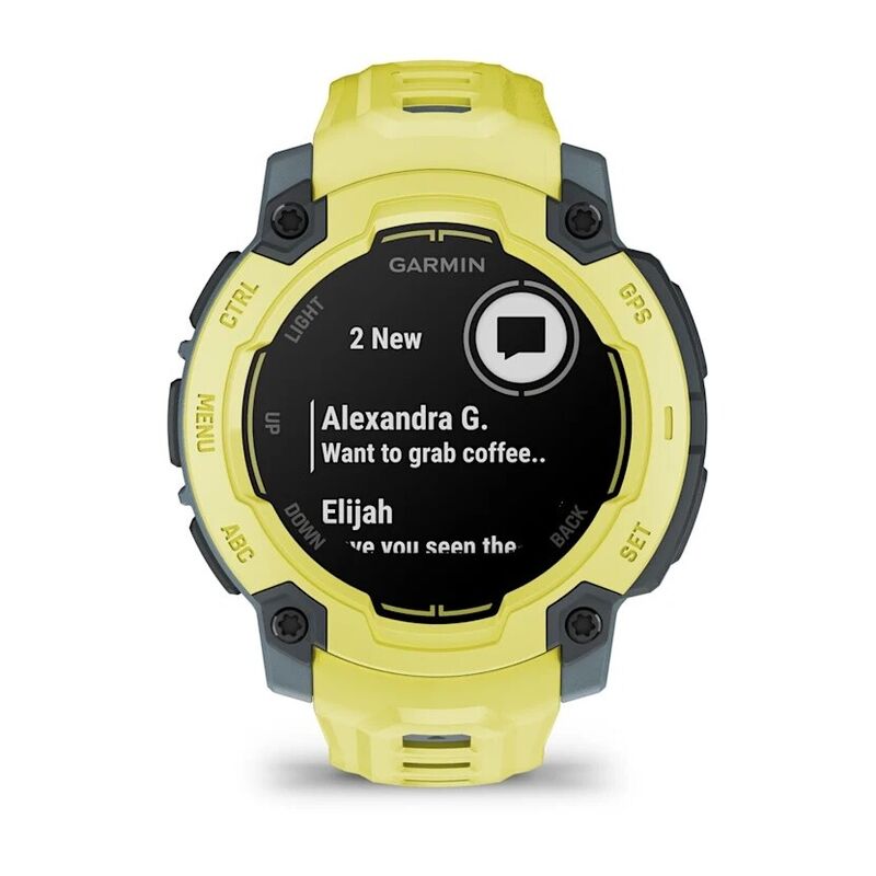 Смарт-часы Garmin Instinct E - 45 mm, Лаймовый, лаймовый силиконовый ремешок