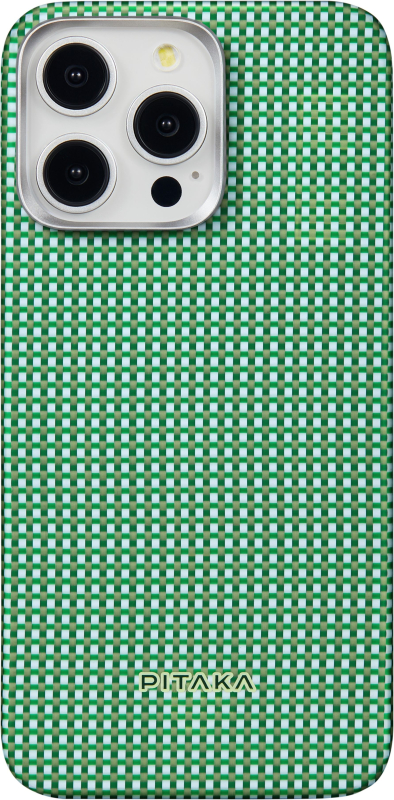 Чехол Pitaka MagEZ Case 5 для iPhone 15 Pro Зеленый Чехол Pitaka MagEZ Case 5 для iPhone 15 Pro Зеленый