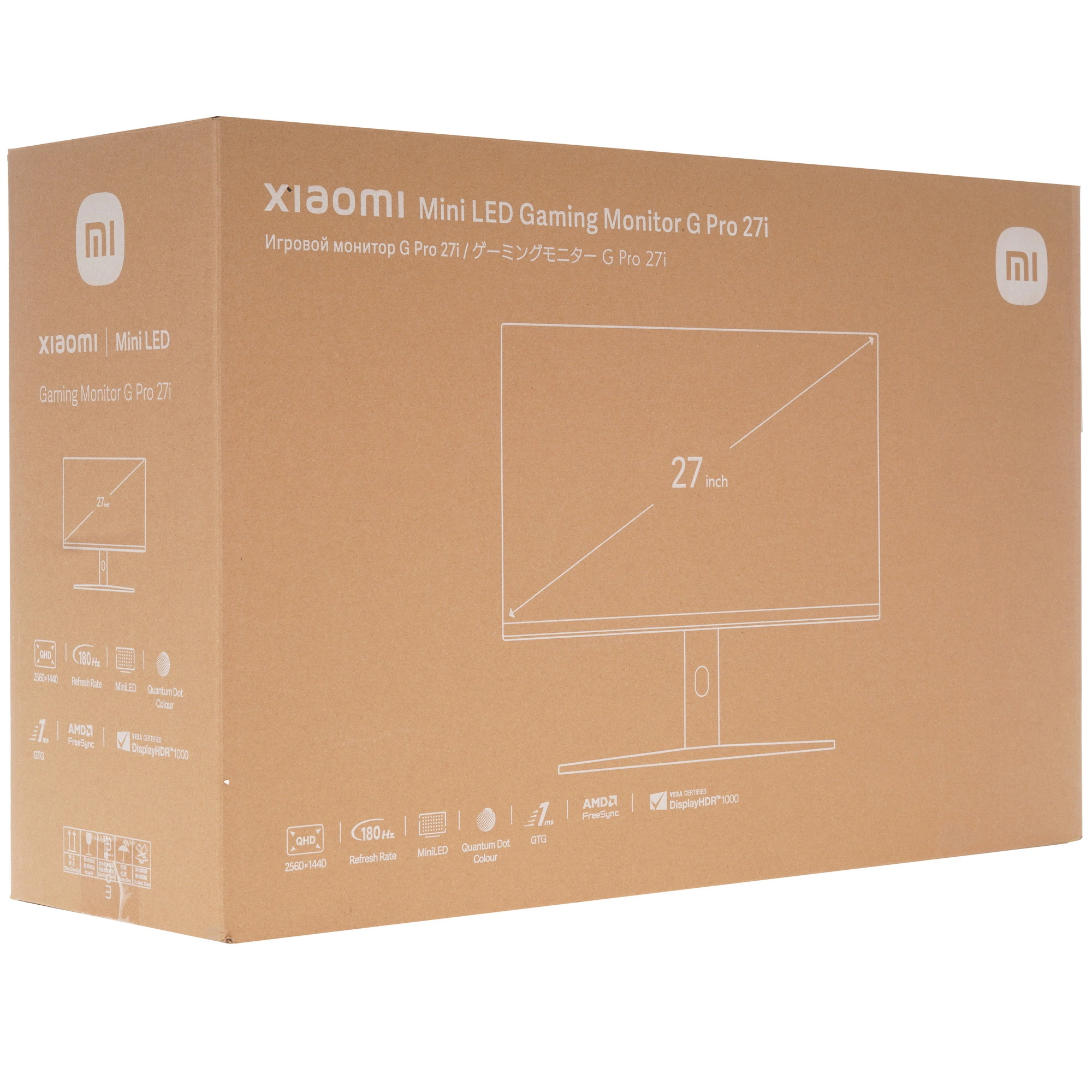 Монитор Xiaomi G Pro 27i 180 Гц IPS Mini-LED Черный