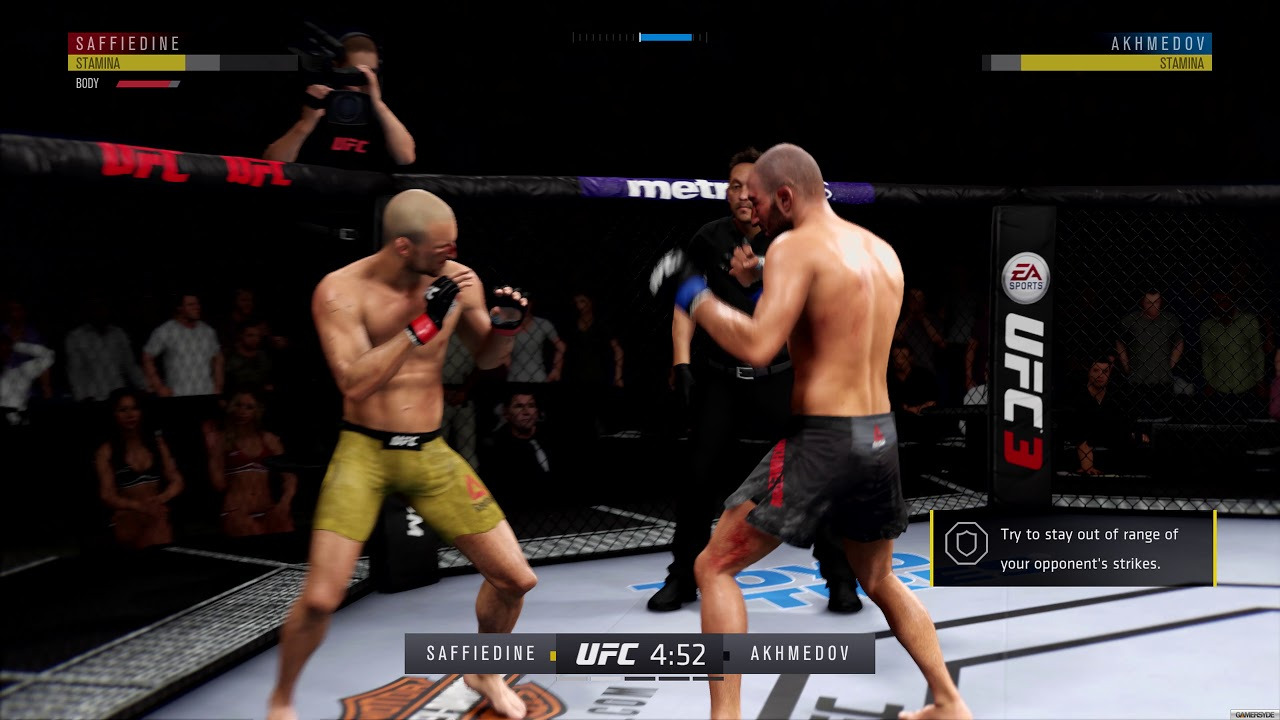 Игра UFC 3, русские субтитры (PS4)