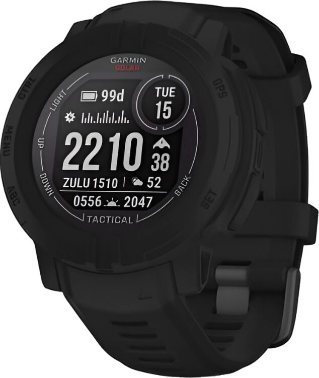 Смарт-часы Garmin Instinct 2 Solar Tactical Edition - 45 mm, Черный