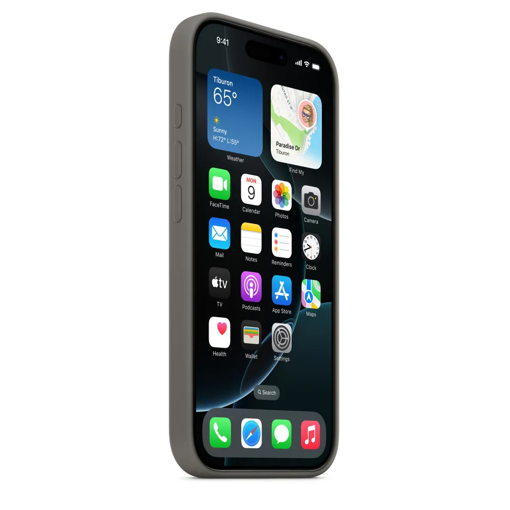 Чехол Apple для iPhone 16 Pro Silicone with MagSafe Stone Grey