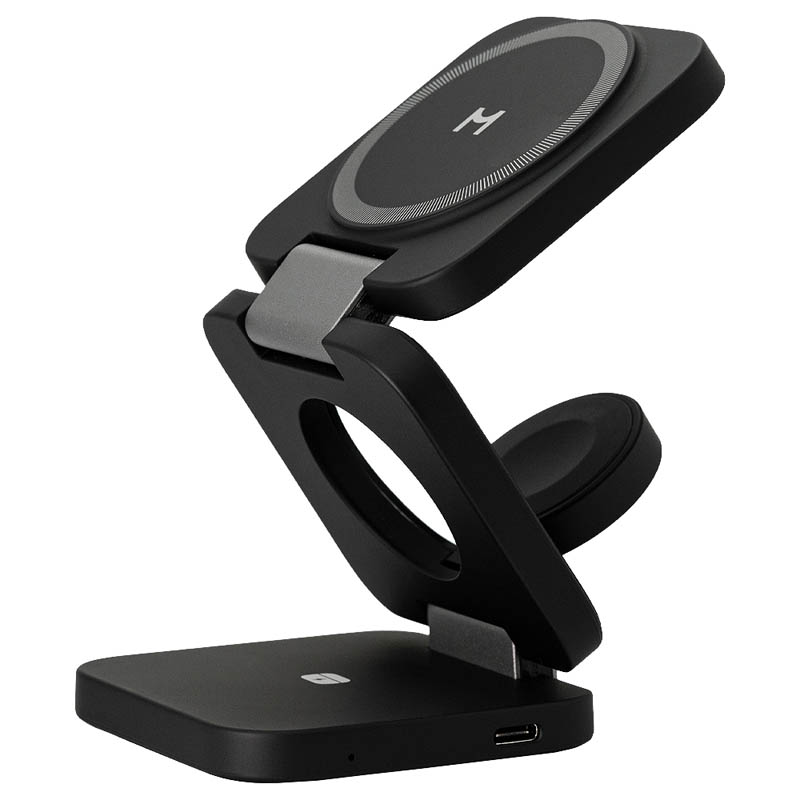 Беспроводное зарядное устройство Magssory Flex 3 в 1 Black