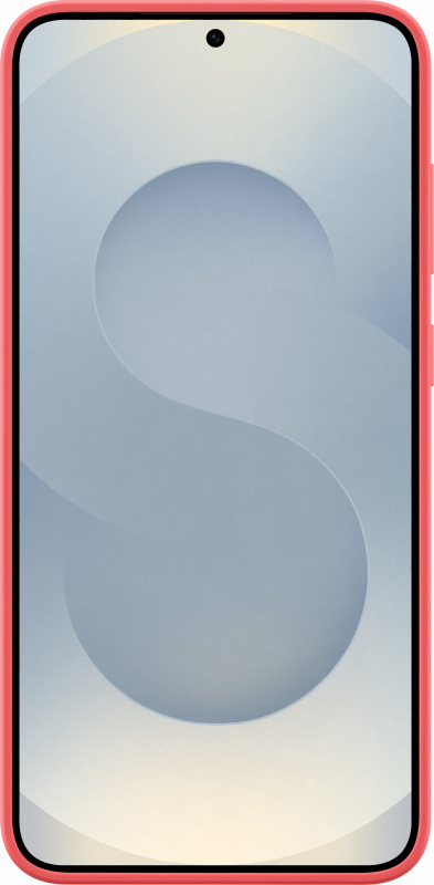 Чехол Samsung S25 Plus Silicone Case Красный