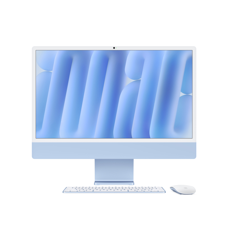 Моноблок Apple iMac 24" M4 (2024) Retina 4,5K 10C CPU/10С GPU, 16 GB RAM, 256 GB SSD, Blue