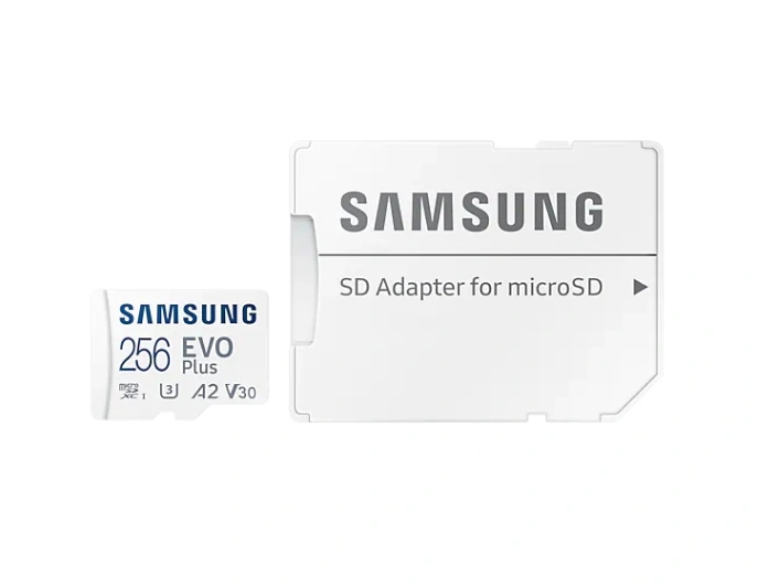 Карта памяти Samsung EVO Plus 256GB MicroSDXC Class 10/UHS-I/U3/130Мб/с MB-MC256KA