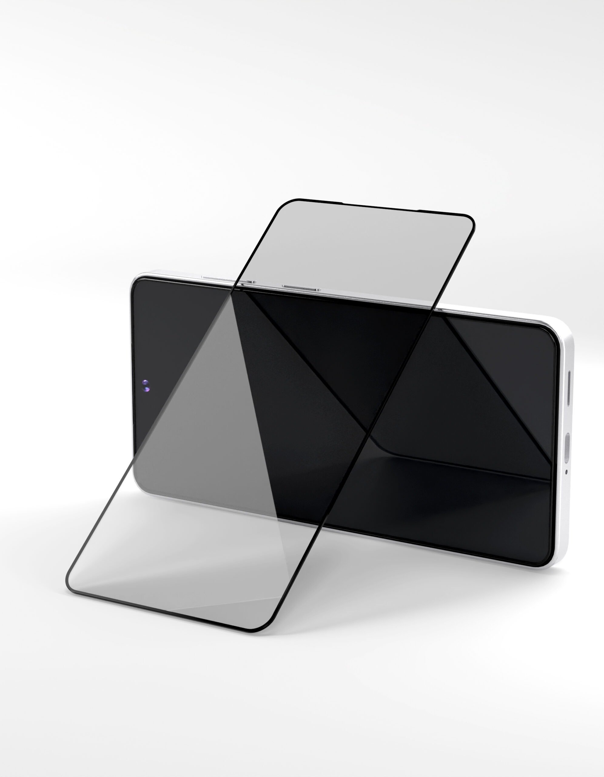 Защитное стекло VLP 2.5D Easy Box для Samsung Galaxy S26 с чёрной рамкой