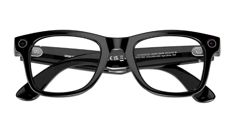 Смарт-очки Ray ban Wayfarer Shiny Black / Clear (RW4006) 601/SB,  L Смарт-очки Ray ban Wayfarer Shiny Black / Clear (RW4006) 601/SB,  L
