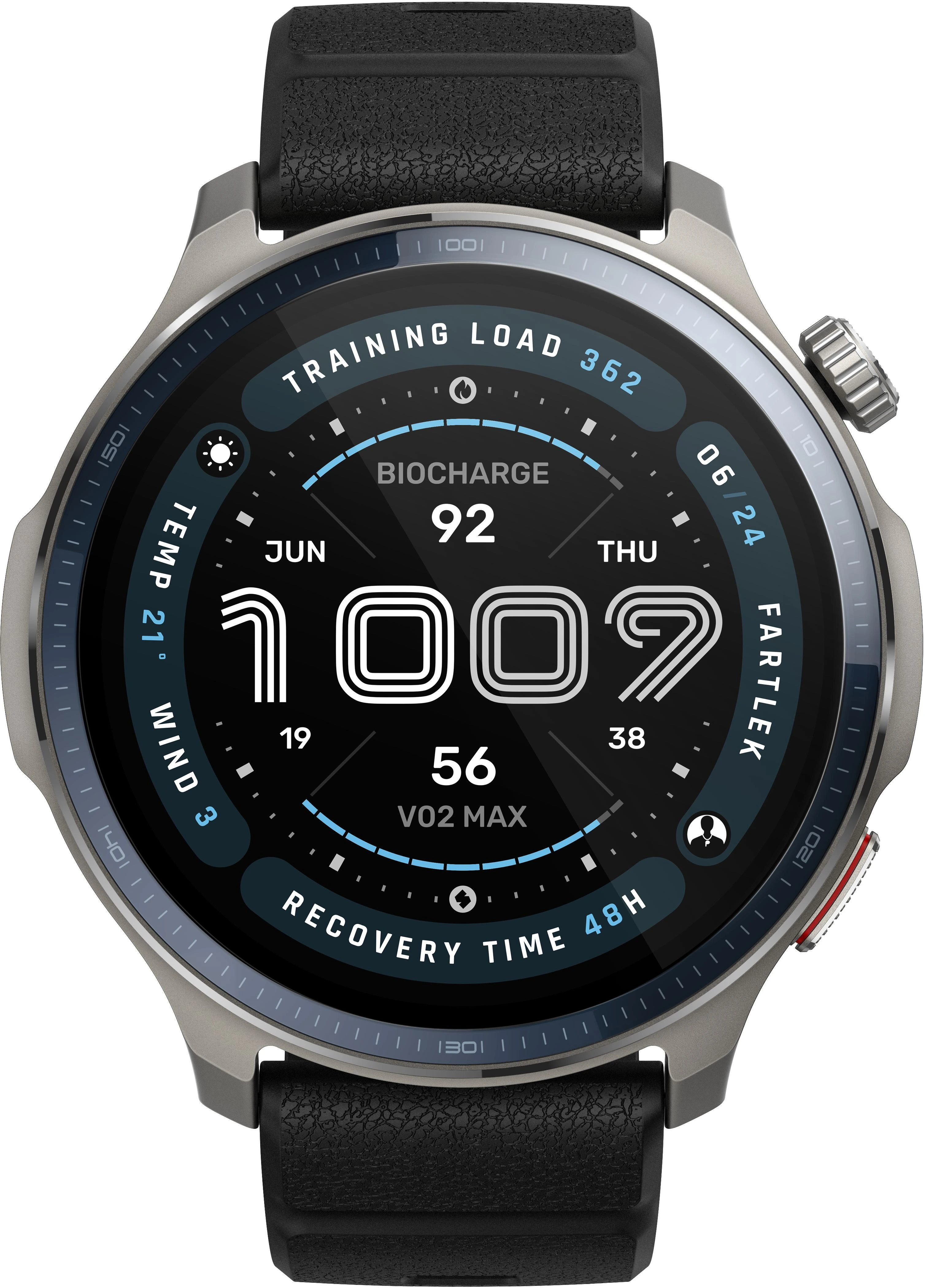 Смарт-часы Amazfit Balance 2 47.4 мм черный + доп. ремешок