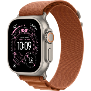 Смарт-часы Apple Watch Ultra 3 - 49 mm Natural Titanium case | ремешок Alpine Loop | Terra Cotta, S