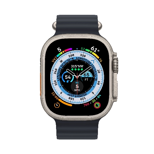 Смарт-часы Apple Watch Ultra - 49 mm корпус из титана | ремешок Ocean band | Midnight black