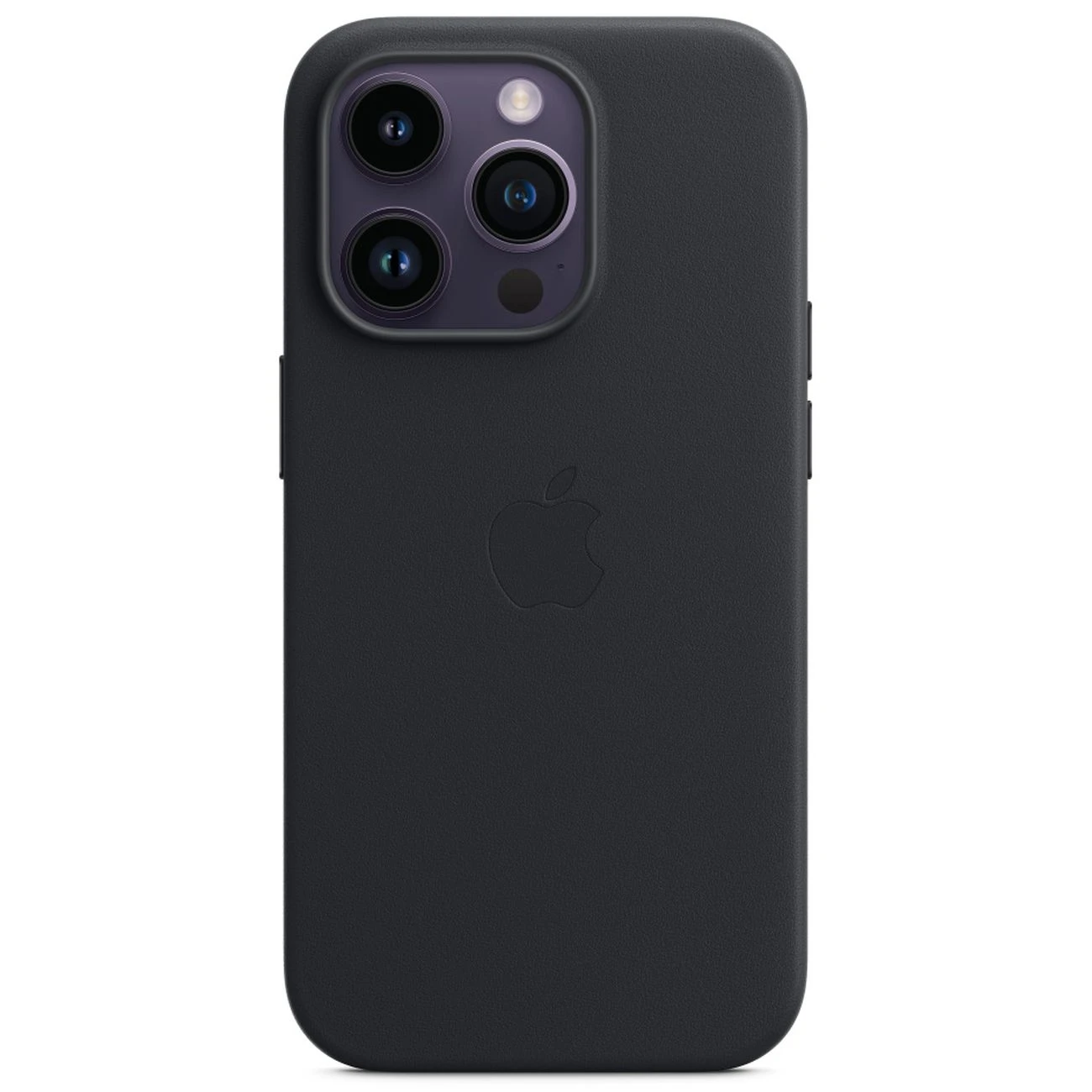 Чехол iPhone 14 Pro Leather MagSafe, Черный - MPPJ3