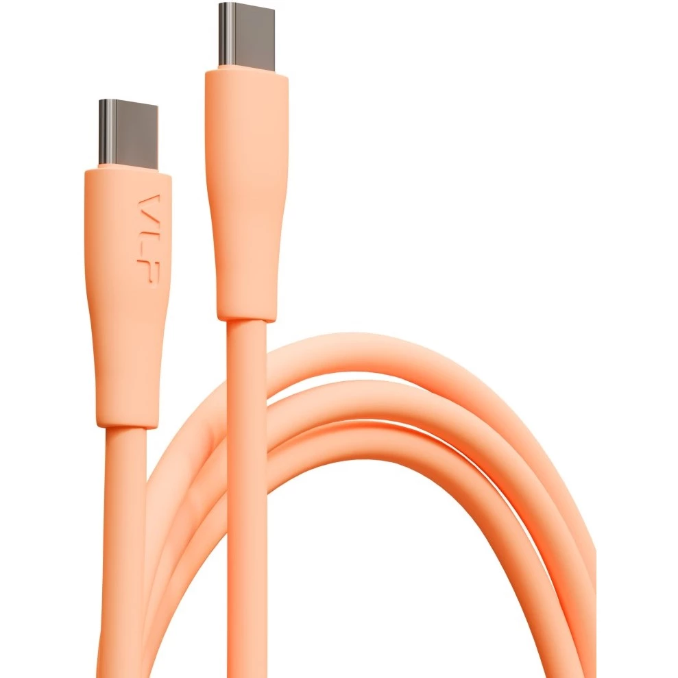Кабель VLP LITE Color Line [USB-C - USB-C] 27W 1 м Оранжевый