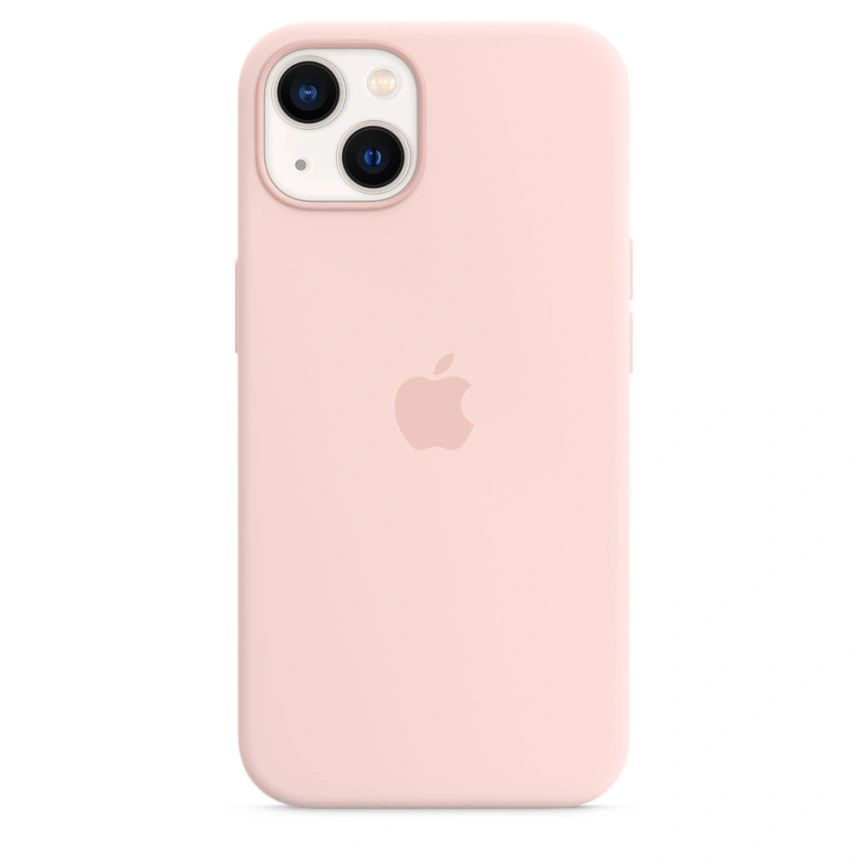 Силиконовый чехол Apple MagSafe для iPhone 13 Розовый мел