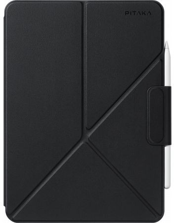 Чехол Pitaka MagEZ Folio 2 для iPad Pro 13" (2024), черно-серый Чехол Pitaka MagEZ Folio 2 для iPad Pro 13" (2024), черно-серый