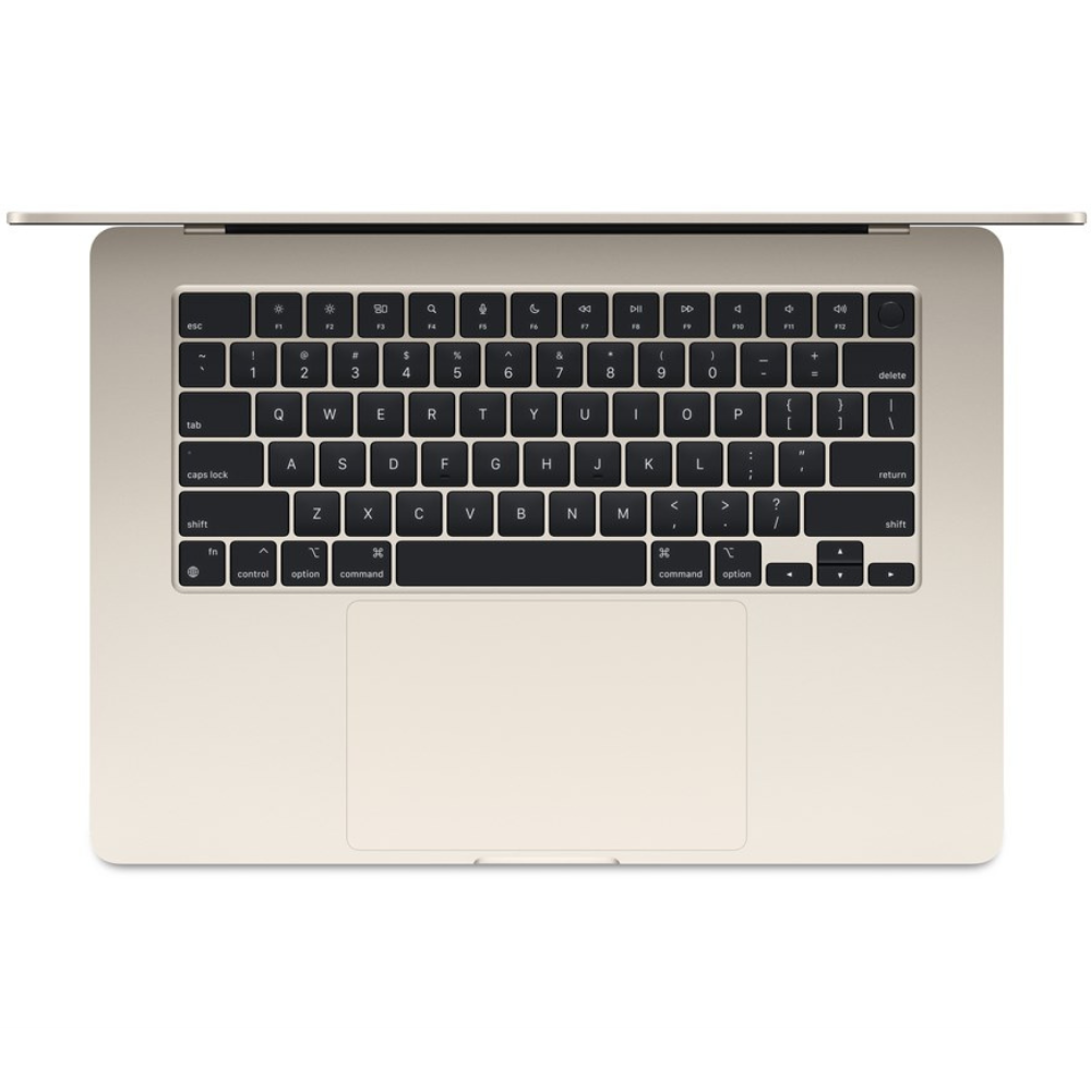 Ноутбук MacBook Air 15" M3 (2024) 8C CPU/10C GPU, 24 ГБ RAM, 1 ТБ SSD, (Starlight | Сияющая звезда) (Z1BT000KB)