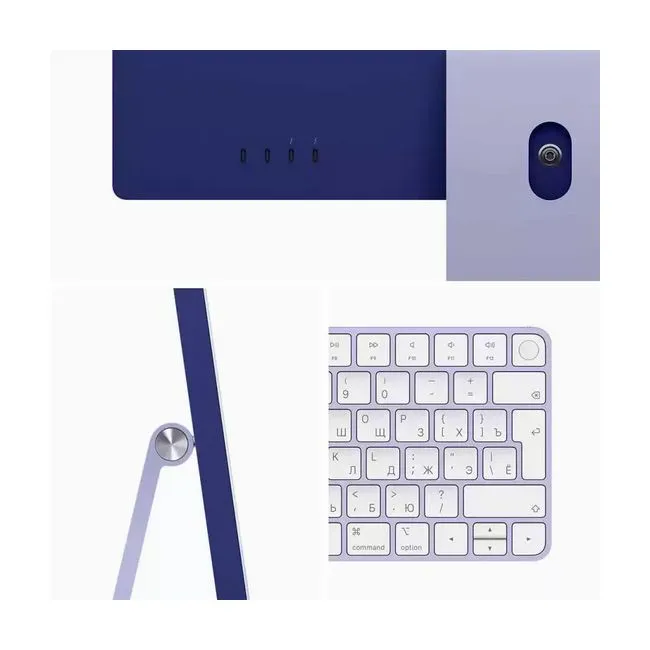 Моноблок Apple iMac 24" M1 8C CPU/8С GPU, 16 ГБ RAM, 1 ТБ SSD, русская раскладка, (Purple | Фиолетовый)