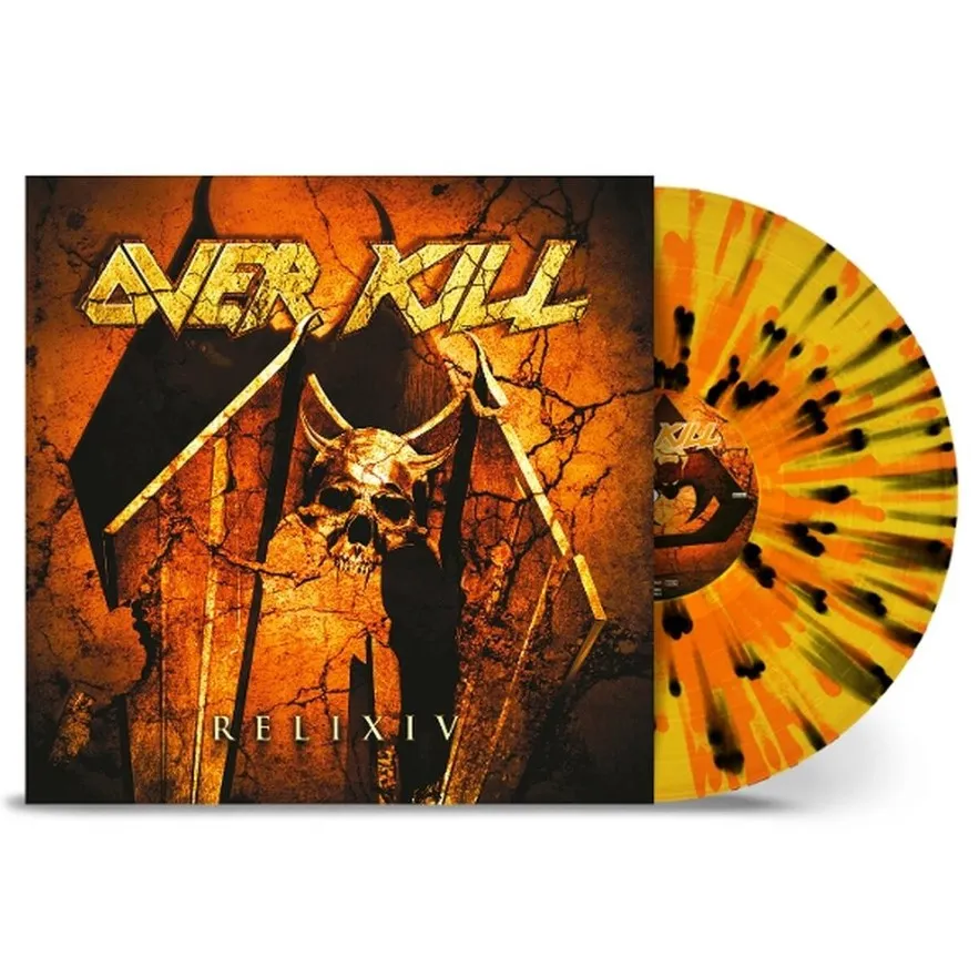 Виниловая пластинка OVERKILL - ReliXIV (Yellow w/ Orange & Black Splatter)