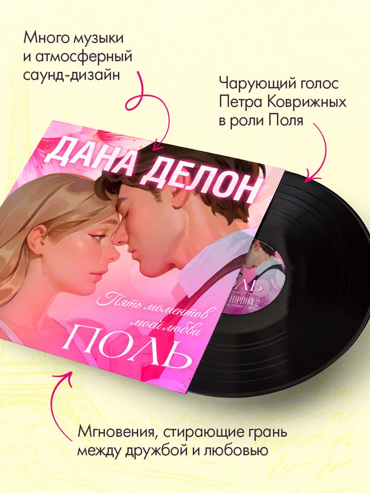Виниловая пластинка Аудиоспектакль TRENDBOOKS - Поль. Пять моментов моей любви