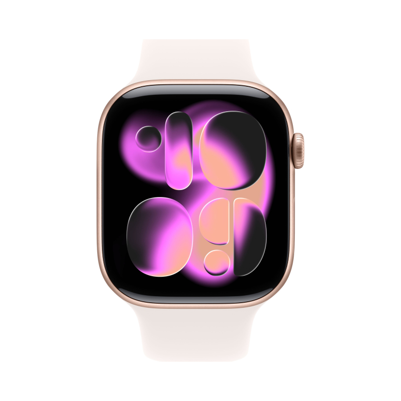 Смарт-часы Apple Watch Series 11, 42 мм (Light Blush | легкий румянец) Sport Band S/M Смарт-часы Apple Watch Series 11, 42 мм (Light Blush | легкий румянец) Sport Band S/M
