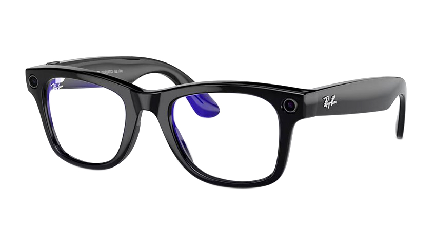 Смарт-очки Ray ban Wayfarer Shiny Black / Clear (RW4006) 601/SB,  M Смарт-очки Ray ban Wayfarer Shiny Black / Clear (RW4006) 601/SB,  M