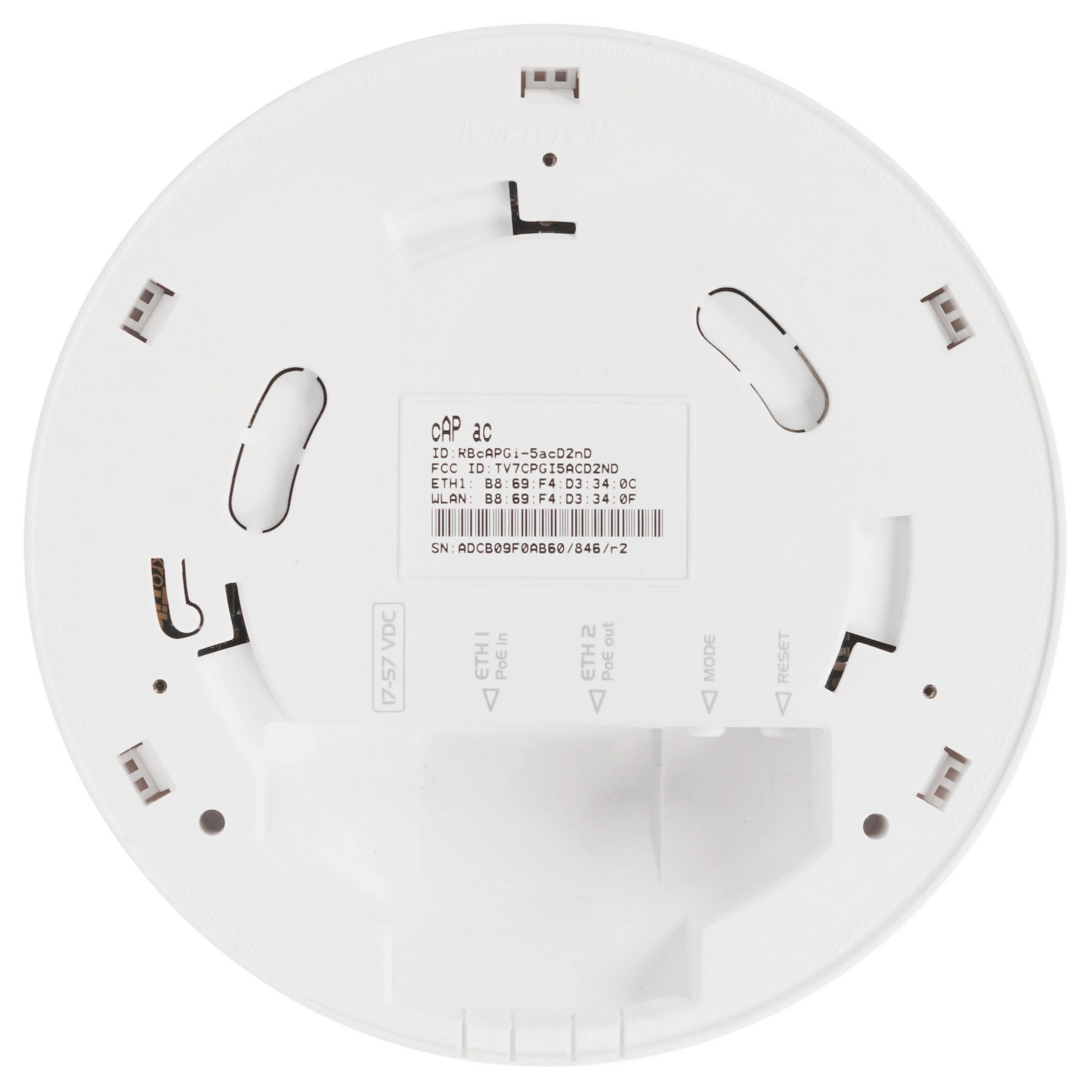 Точка доступа MikroTik cAP ac (RBcAPGi-5acD2nD)