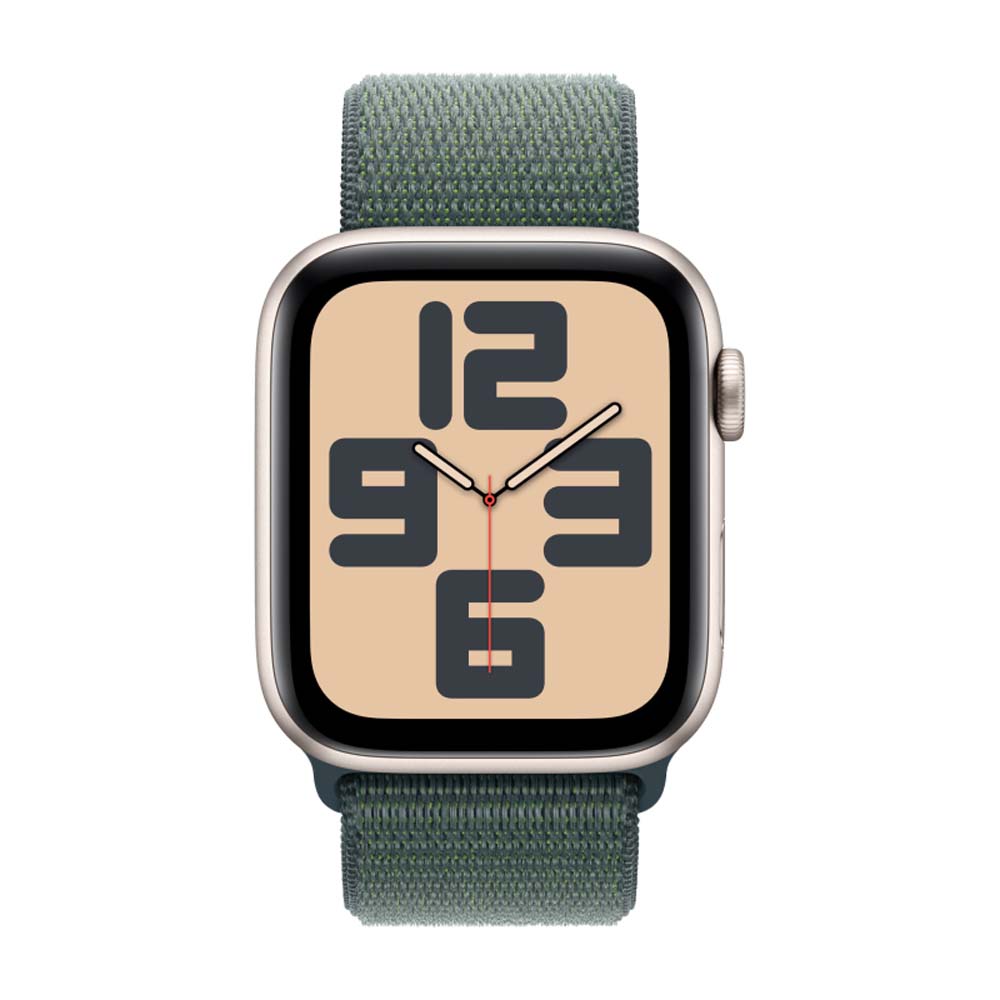 Смарт-часы Apple Watch SE (2024) - 40 mm ремешок Sport Loop | Зеленый
